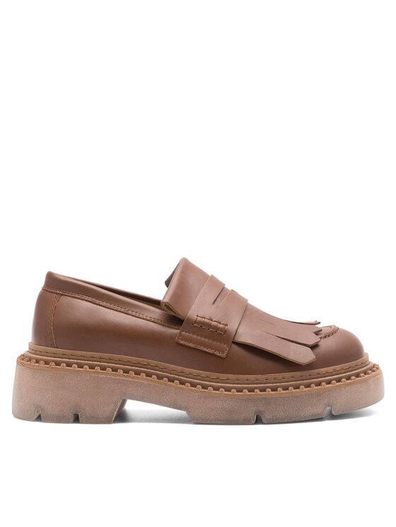Γυναικεία Loafers Badura, Μέγεθος 39, Καφέ, SINES-23FW110-V