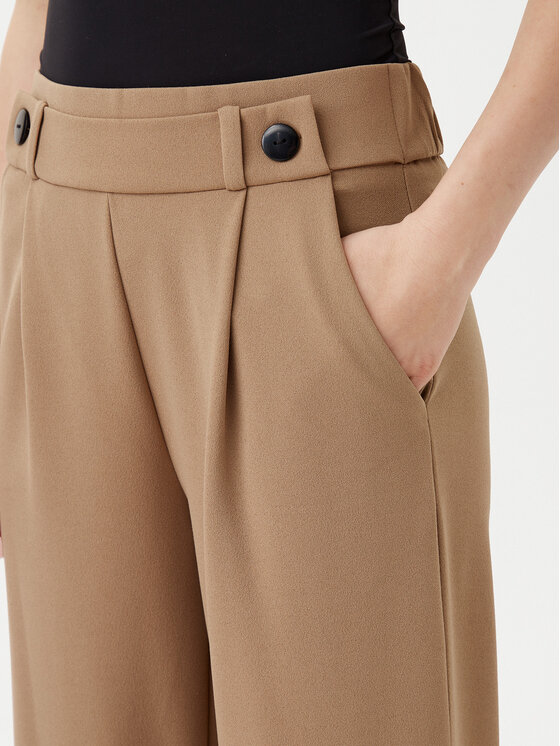 JDY JDY Hlače iz tkanine Geggo 15208430 Rjava Wide Leg