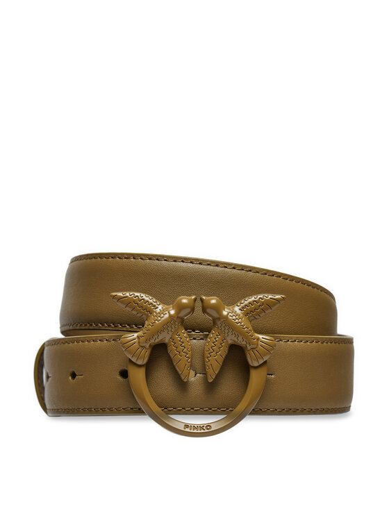 Pinko Dámsky opasok Lover Berry H3 Belt AI 24-25 PLT01 100125 A1K2 Kaki