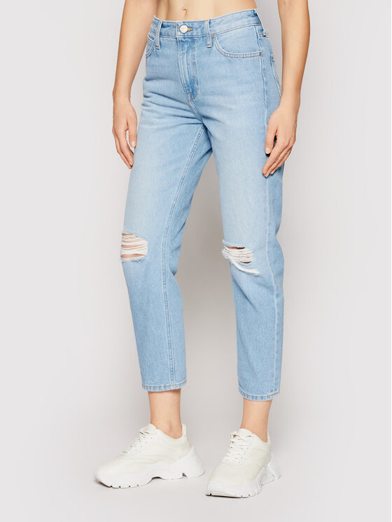 Lee Lee Jeansy Carol 112106752 Błękitny Straight Fit