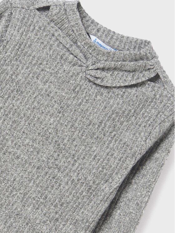 Mayoral Mayoral Bluse 7.051 Grau Regular Fit