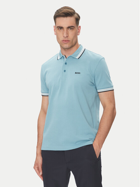 BOSS Męskie Polo, rozmiar XL, Niebieskie, Paddy 50469055