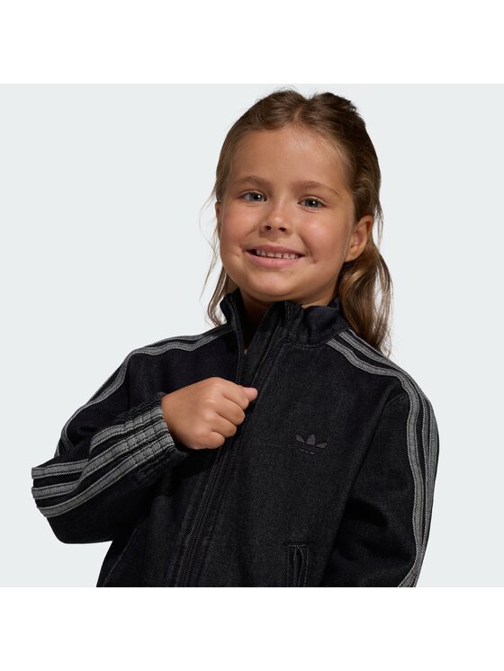 adidas adidas Bluza Firebird Czarny Loose Fit