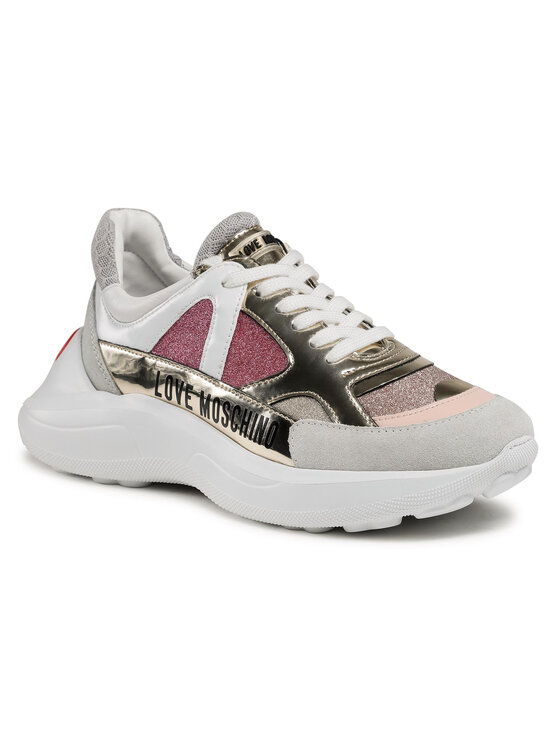 Love moschino super heart sneaker on sale