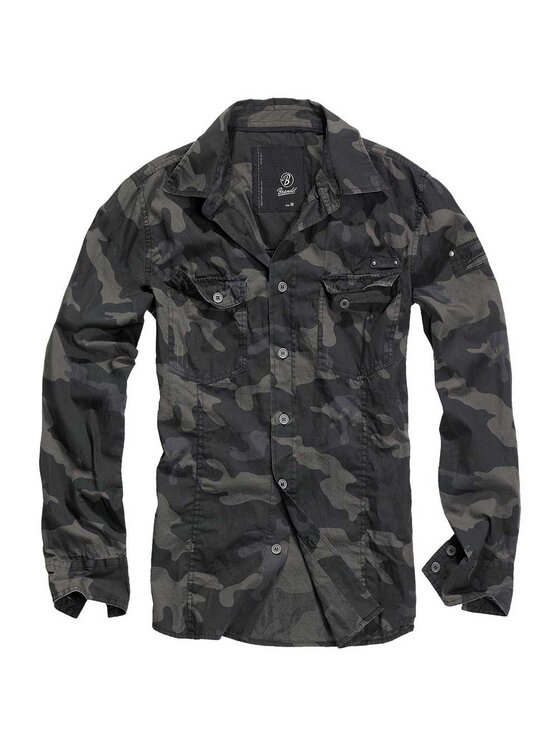 Brandit Brandit Koszula 4005.4.3XL Khaki Slim Fit