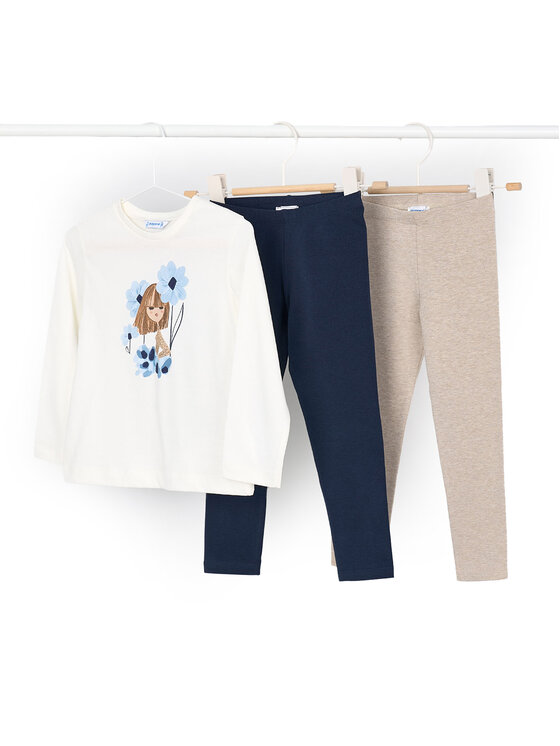 Mayoral Mayoral 2er-Set Leggings und Bluse 4724 Bunt Slim Fit