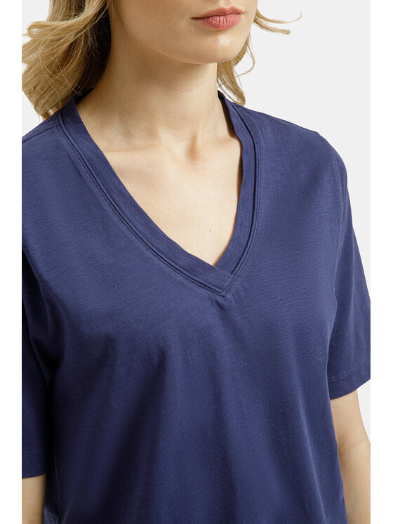 Cross Jeans Cross Jeans T-Shirt 56260-470 Granatowy