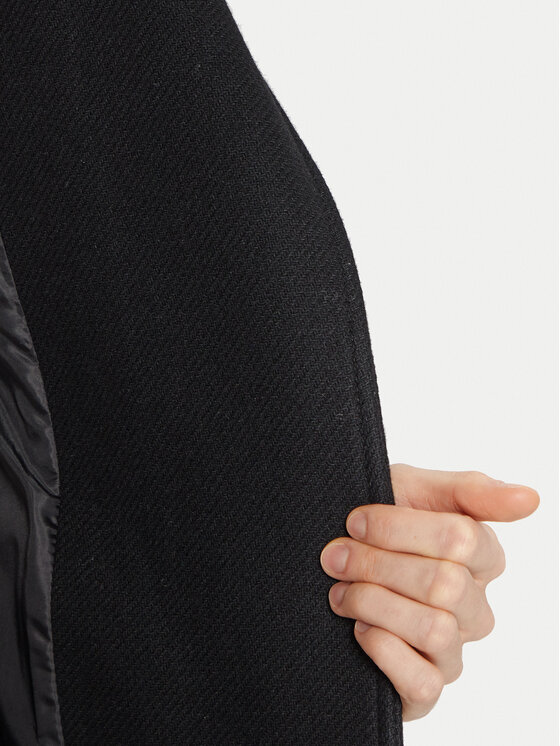 Morgan Morgan Cappotto di transizione 242-GELICE Nero Regular Fit