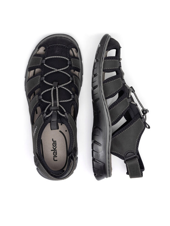 Rieker Rieker Sandalen 26770-00 Schwarz