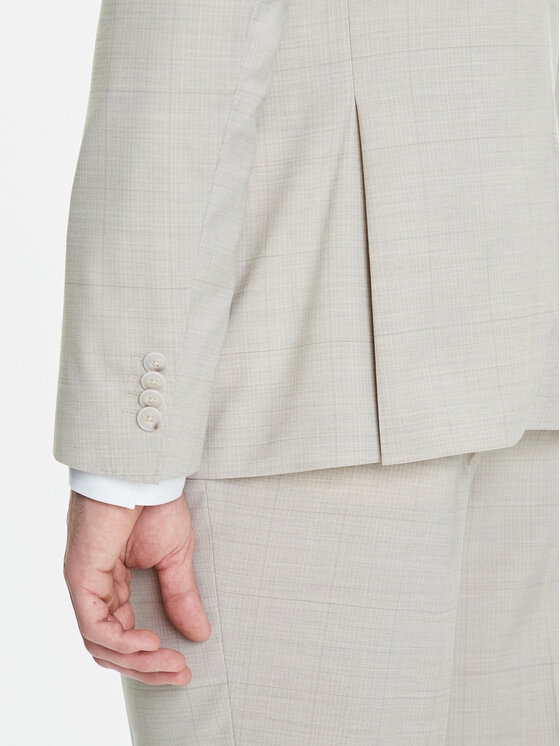 BOSS BOSS Костюм H-Huge 50546099 Бежов Slim Fit