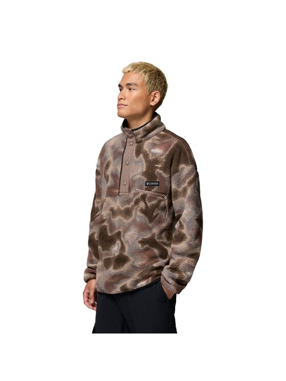 Columbia Columbia Polar Helvetia™ II Printed Half Snap Fleece Brązowy Regular Fit