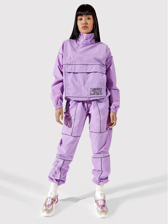 Giacca anorak TG22-KUD001 Viola Oversize