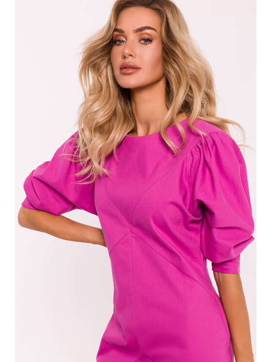 Made of Emotion Made of Emotion Sukienka codzienna M803 Różowy Active Fit