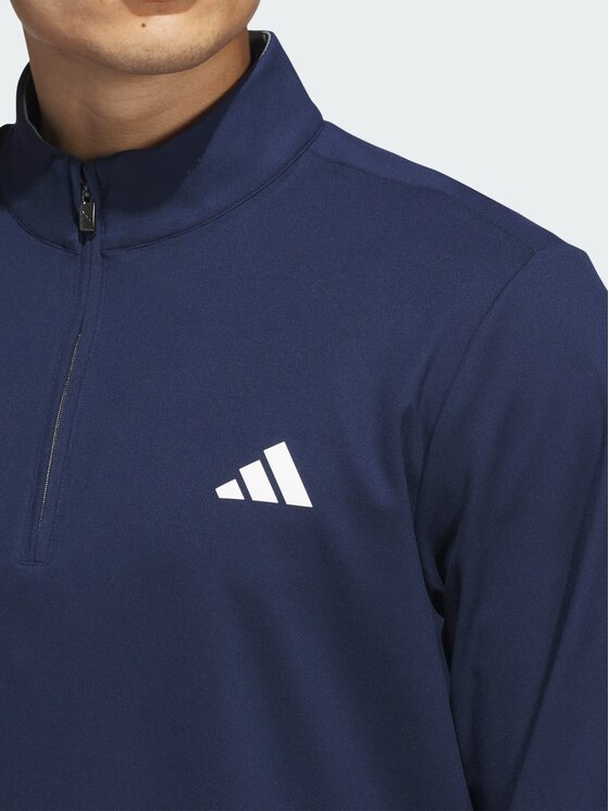 adidas adidas Bluza ULTIMATE365 CLASSIC QUARTER-ZIP Niebieski jasny Regular Fit