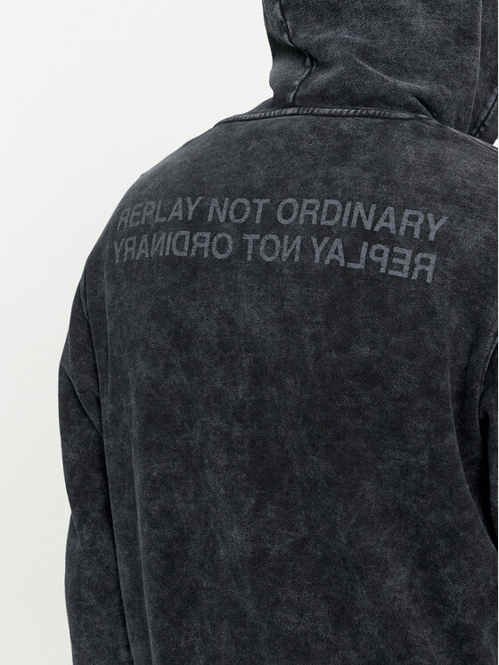 REPLAY Replay Суитшърт M6829.000.23688M Черен Regular Fit