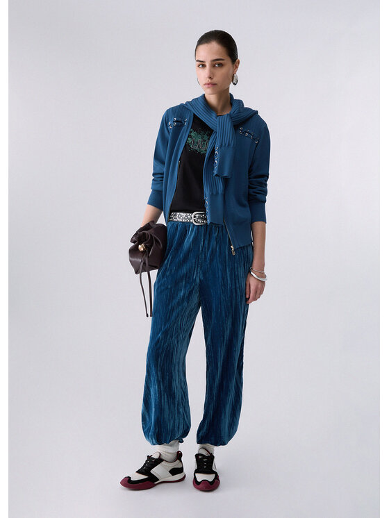 Liu Jo Liu Jo Felpa TF6083MS63LX0778 Azzurro chiaro Regular Fit