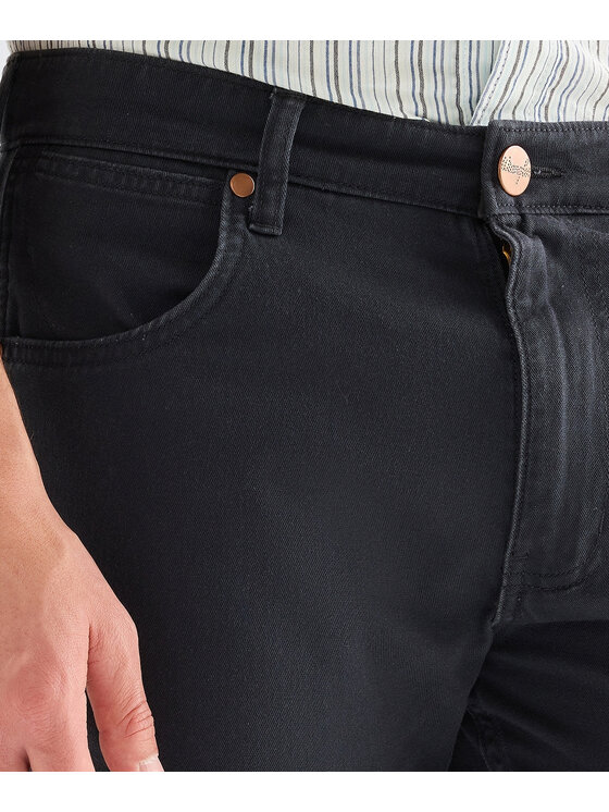 Wrangler Wrangler Spodnie materiałowe 112378954 Granatowy Regular Fit