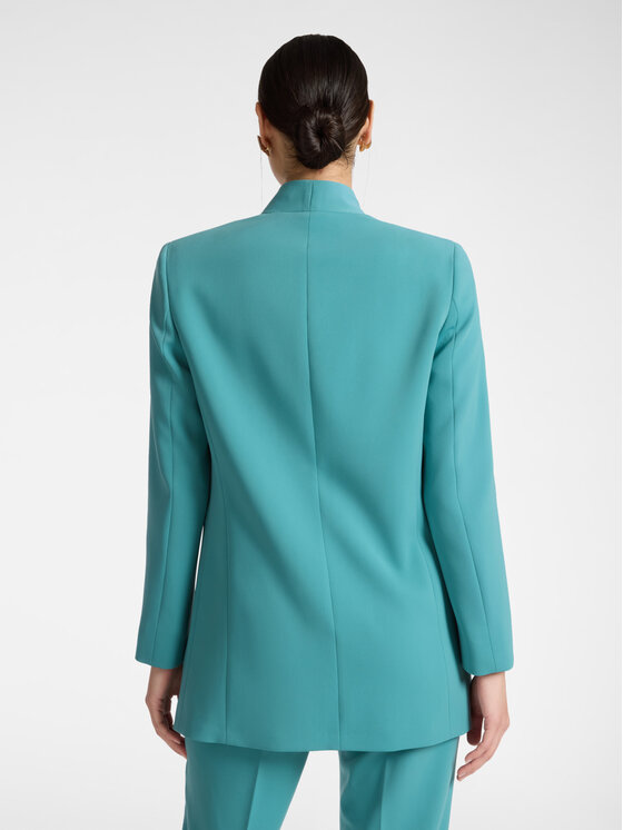 Elena Mirò Elena Mirò Cappotto invernale R062P000112N0B5 Turchese Slim Fit