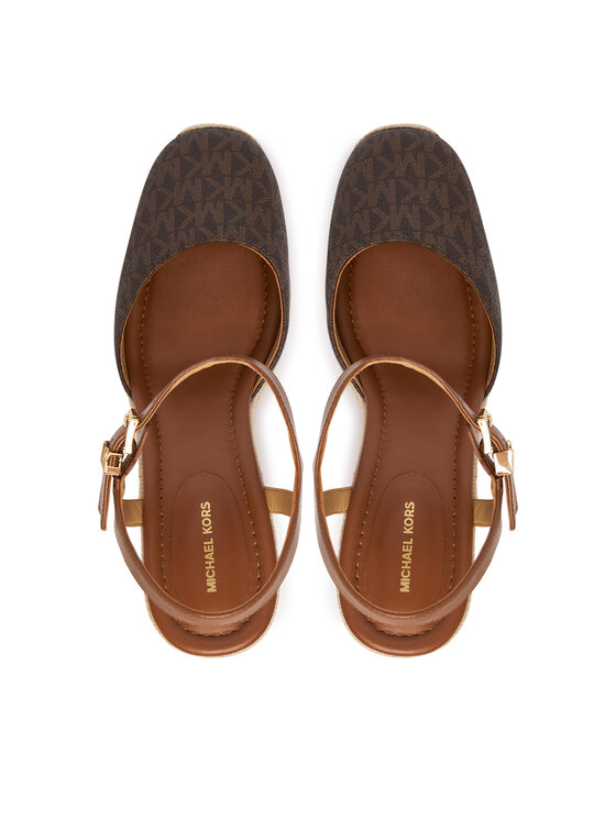 MICHAEL Michael Kors MICHAEL Michael Kors Espadrilky Kenzie 40R6KZMS2B Hnědá
