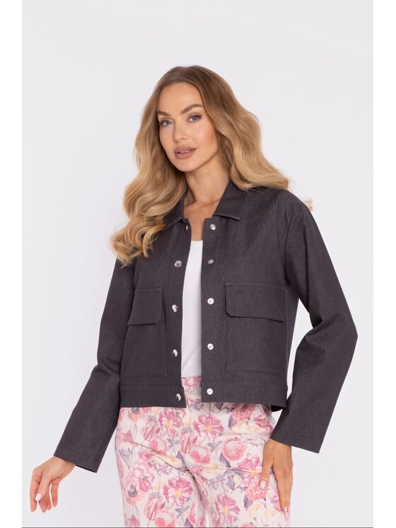 Made of Emotion Made of Emotion Giacca da abito M909 Grigio scuro Boxy Fit