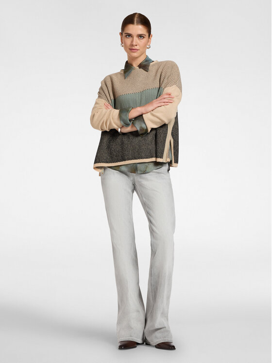 Elena Mirò Elena Mirò Jeans P401G000432N013 Grigio Flare Fit