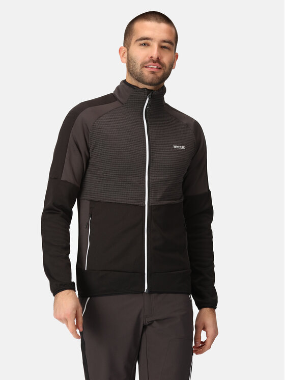 Regatta Softshellová bunda Yare VII RML242 Čierna Regular Fit