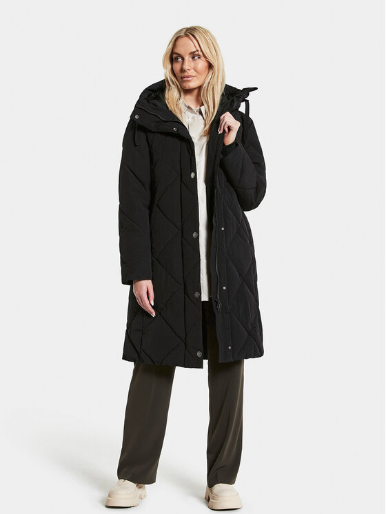 Didriksons Didriksons Žieminė striukė Torun 504377 Juoda Relaxed Fit