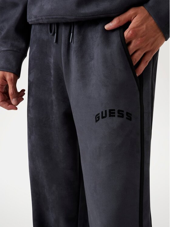 Guess Guess Spodnie materiałowe 178752 Szary Regular Fit