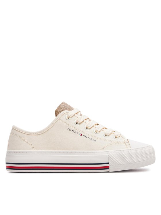 Tommy Hilfiger Tommy Hilfiger Tennised Low Cut Lace-Up Sneaker T3A9-33185-1687 S Beež