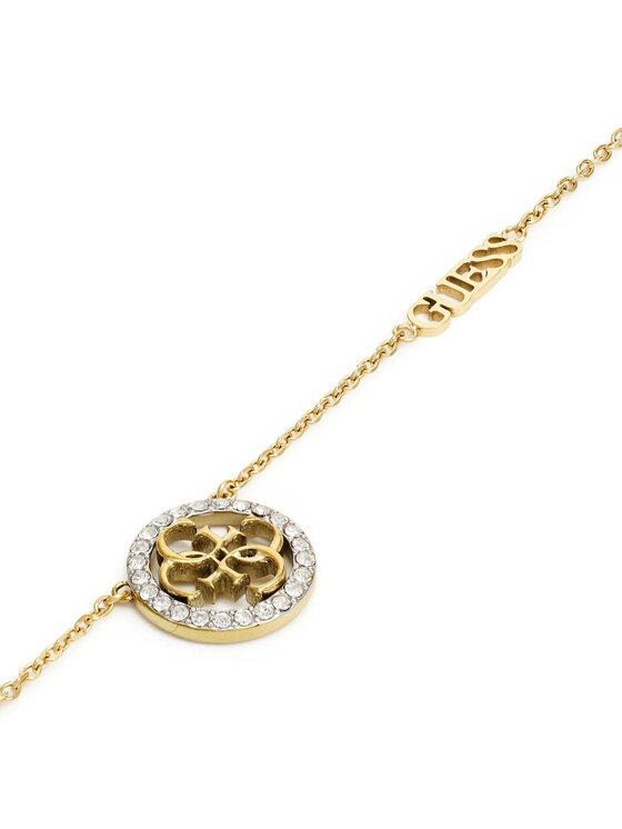 Guess Guess Naszyjnik JUBN02141JW-YG Złoty