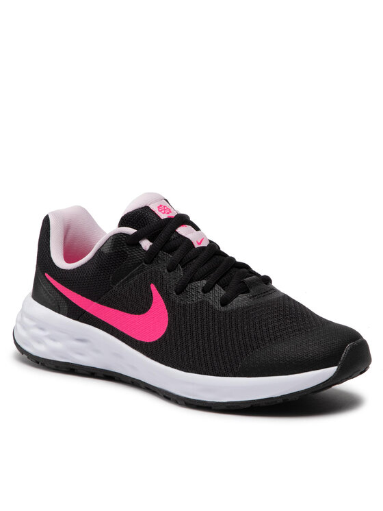 Nike Nike Bežecké topánky Revolution 6 Nn (GS) DD1096 007 Čierna