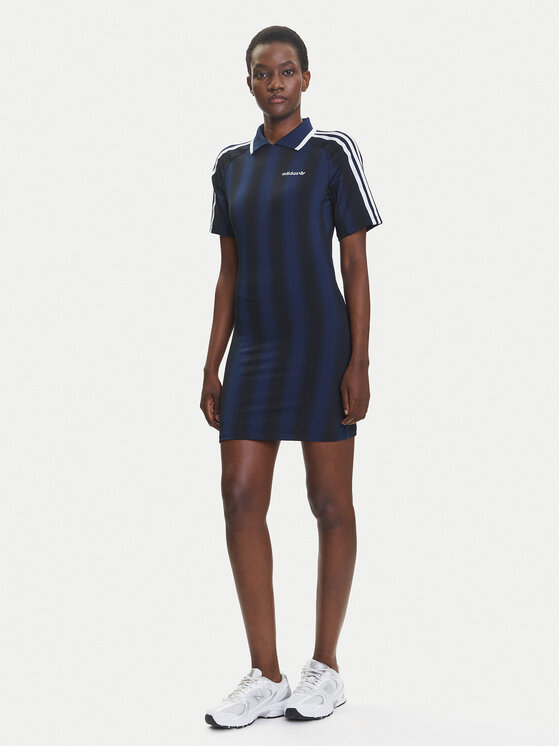 adidas adidas Ежедневна рокля Football Inspired Graphic JW5143 Тъмносин Regular Fit