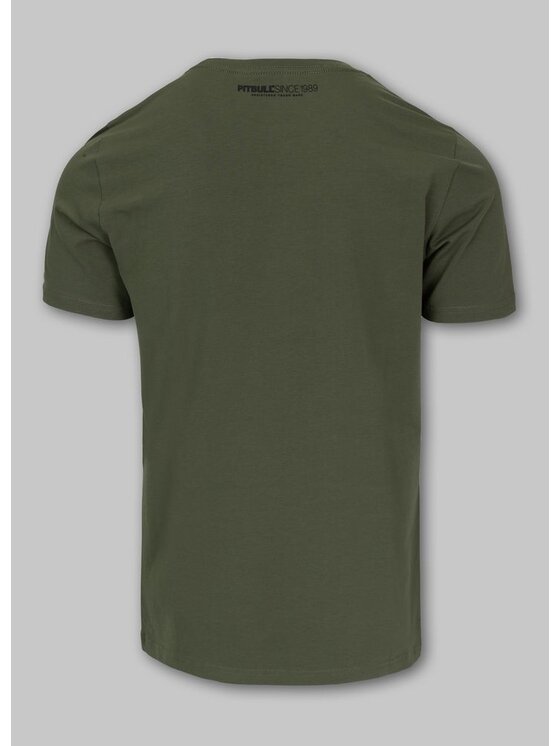 PITBULL PITBULL T-Shirt CASINO Zielony Regular Fit