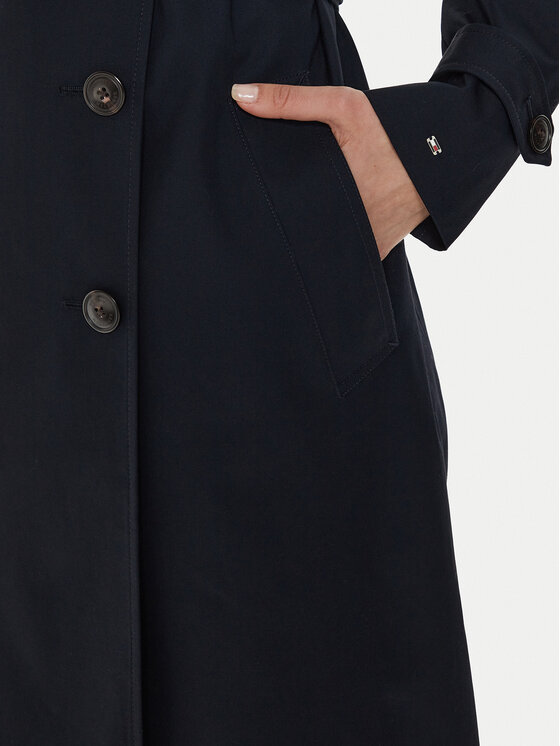 Tommy Hilfiger Tommy Hilfiger Καπαρτίνα WW0WW42133 Σκούρο μπλε Slim Fit