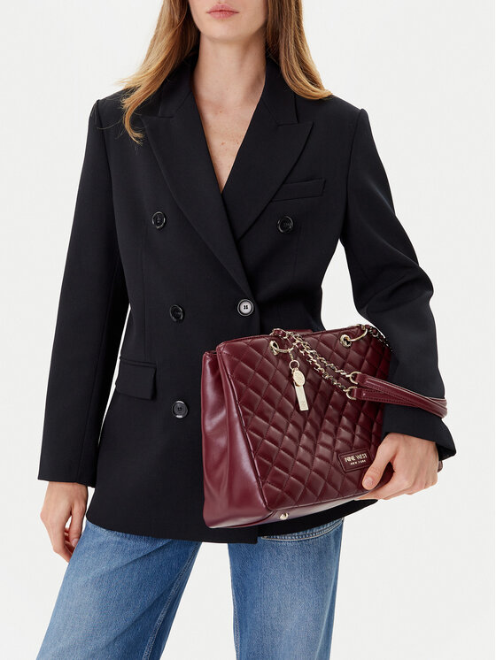 Nine West Nine West Ročna torba CEO-IDAHO-I-LDA8005 Bordo rdeča
