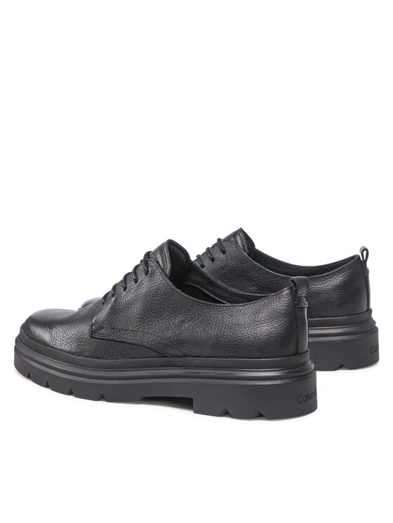 Scarpe basse Lace Up Derby HM0HM00662 Nero