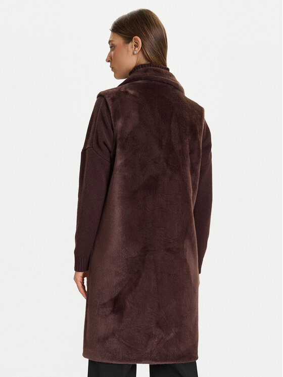 Rinascimento Rinascimento Varrukateta jakk CFC0122206003 Pruun Regular Fit