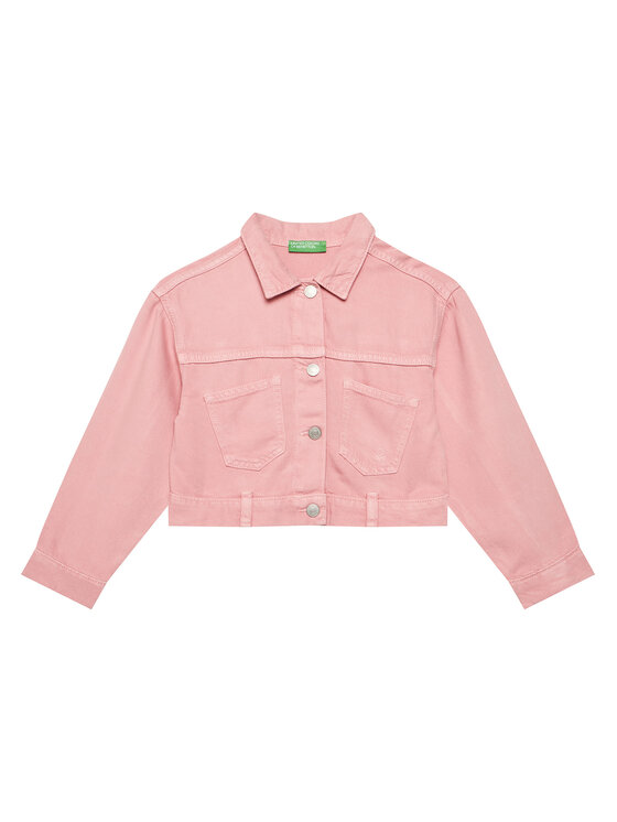 United Colors Of Benetton United Colors Of Benetton Μπουφάν μεταβατικό 21AQCN060 Ροζ Regular Fit