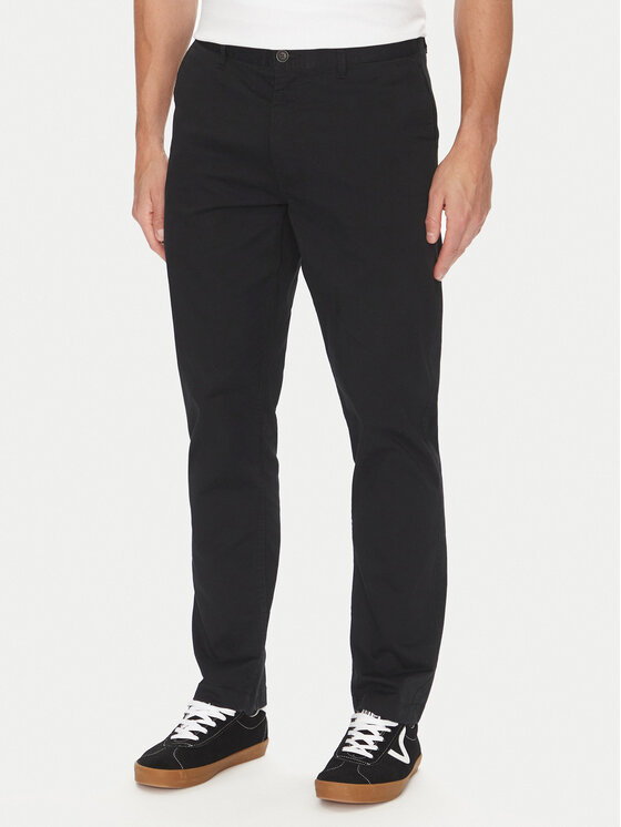 Element Element Pantaloni chino Howland Classic ELYNP00175 Negru Regular Fit