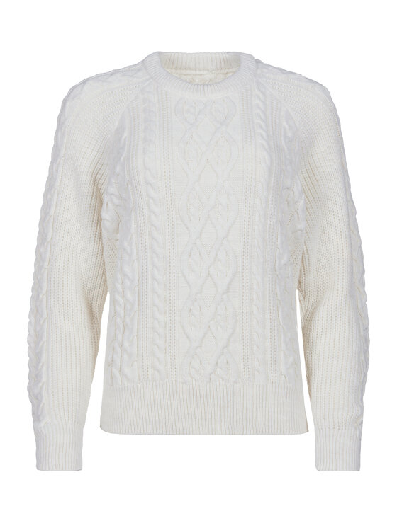 LAURELLA LAURELLA Sveter Laurella 6TU008101 Écru Regular Fit