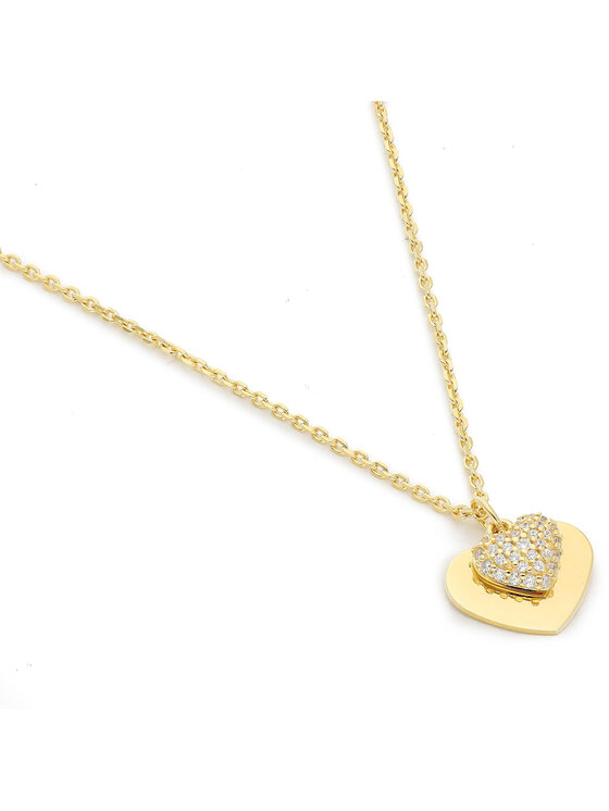 Michael Kors Michael Kors Naszyjnik Love MKC1120AN710 Złoty