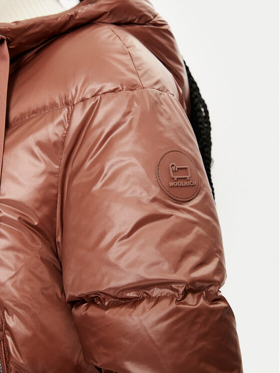 Woolrich Woolrich Geacă din puf Aliquippa CFWWOU0927FRUT3085 Maro Regular Fit