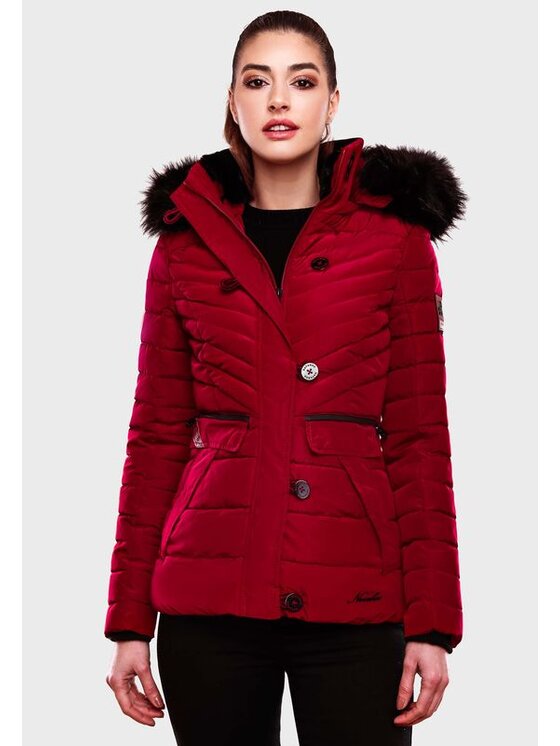 Navahoo Navahoo Kurtka zimowa Wisteriaa Czerwony Casual Fit