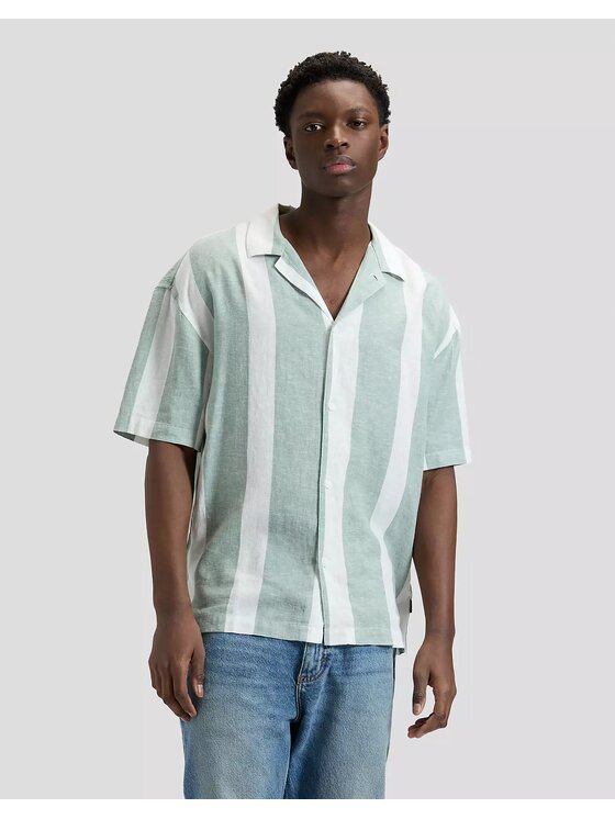 Lee Lee Koszula RLX RESORT SHIRT Szary Relaxed Fit