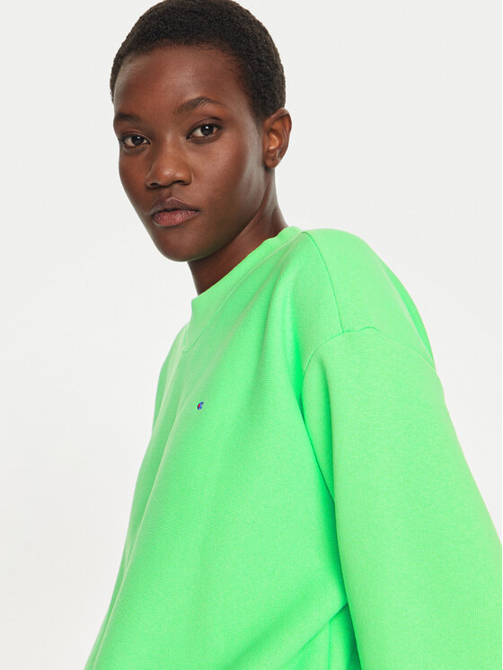 Champion Champion Majica dugih rukava 116240 Zelena Loose Fit