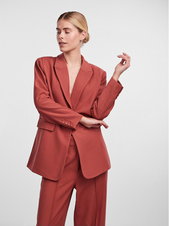 YAS YAS Σακάκι 26030762 Καφέ Regular Fit