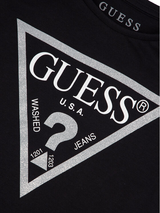 Guess Guess T-shirt K73I56 K5M20 Nero Regular Fit