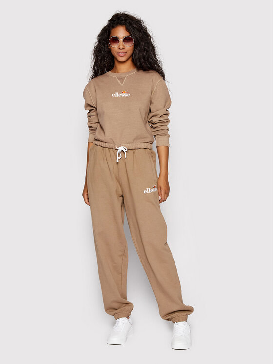 Ellesse Ellesse Spodnie dresowe Velam SGM13150 Brązowy Regular Fit