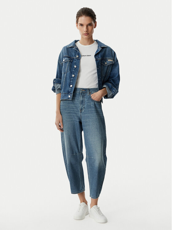 Calvin Klein Jeans Calvin Klein Jeans Farmer LV047G748G Kék Barrel Fit