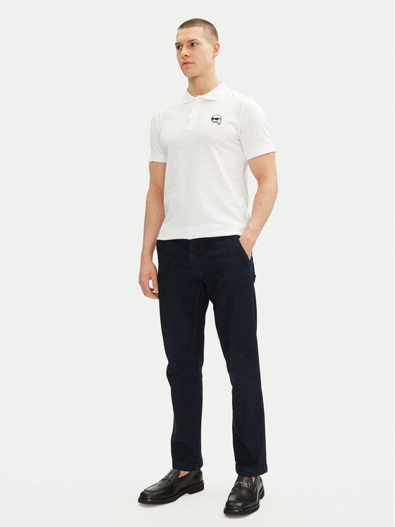 KARL LAGERFELD KARL LAGERFELD Polo majica 745710 500224 Bela Regular Fit